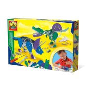 Set de constructie - Dinozauri din metal Triceratops si Spinosaurus TSG14950