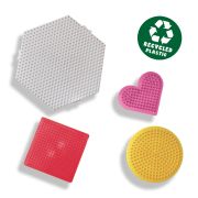 Set placi pentru margelele de calcat Green Beedz - 4 bucati TSG06403
