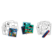 Carte de colorat cu activitati metalice 3 in 1 TSG00115