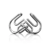 Joc de logica - Set 3 jocuri din metal TSG92208