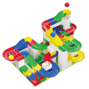 Jucarie Marble Run cutie de constructie de baza Hubelino (123 piese) TSG420480