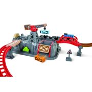 Jucarie din lemn - Set tren constructii (50 piese) TSGE3764B