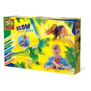 Set creativ - Desenez dinozauri din lemn cu markere cu aerograf TSG14284
