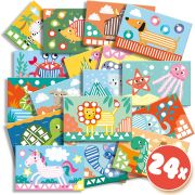 Set creativ copii - Invat sa lipesc si sa recunosc forme TSG14632