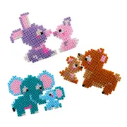 Set creativ copii - Margele de calcat cu Animale Zoo Beedz TSG06218