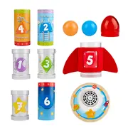 Jucarie de stivuit - Racheta cu ventilator si numere TSGE0387B