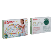 Jucarie din bambus Flexistix - Cupola Geodezica (177 piese) TSGE5564A