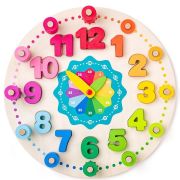 Jucarie din lemn - Ceas didactic cu matematica TSG90222