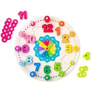 Jucarie din lemn - Ceas didactic cu matematica TSG90222