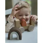 Jucarie din lemn - Masina Curcubeu TSGRC4