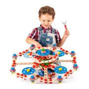 Jucarie din lemn - Set constructie inginer (340 piese) TSG90893