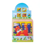 Puzzle din lemn - Diverse imagini (4 piese) TSG93017