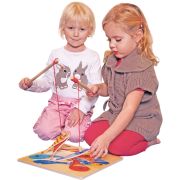 Puzzle din lemn - Joc magnetic de pescuit TSG90014