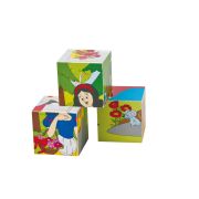 Puzzle din lemn cuburi - Basme 4 x 5 TSG90247