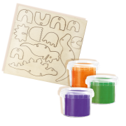 Set creativ - Schelete de dinozauri din lemn si plastilina TSG00418