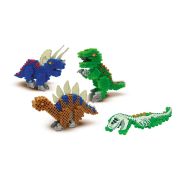 Set creativ copii - Margele de calcat cu Dinozauri Beedz TSG06262