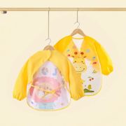 Baveta impermeabila cu manecute lungi - Girafa vesela AD-BV-25-C2
