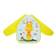 Baveta impermeabila cu manecute lungi - Girafa vesela AD-BV-25-C2