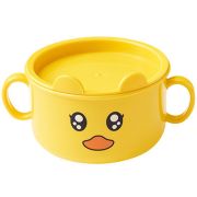 Bol din plastic cu capac pentru bebe - Duck ADDTA04