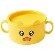 Bol din plastic cu capac pentru bebe - Duck ADDTA04