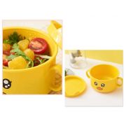 Bol din plastic cu capac pentru bebe - Duck ADDTA04
