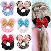 Elastic de par din catifea cu urechise si fundita ADCXT210939-3