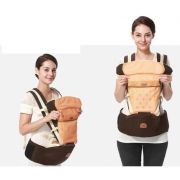 Marsupiu maro cu portocaliu, ergonomic, cu scaunel mdpj820-6