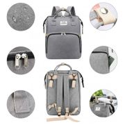 Rucsac extensibil multifunctional pentru mamici - Albastru MBBG6188-2
