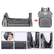 Rucsac extensibil multifunctional pentru mamici - Albastru MBBG6188-2