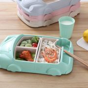 Set vernil din plastic pentru masa bebe - Masinuta ADDTA34