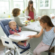 Joie - scaun de masa mimzy spin 3 in 1 tile  bbbh1124batle000