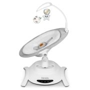Lionelo - Balansoar multifunctional Bella, Electric, Scaun reglabil, Ecran tactil si telecomanda, 6 miscari unice, 5 viteze, Cu melodii, Gri BYNLO-BELLA_GREY_CONCRETE