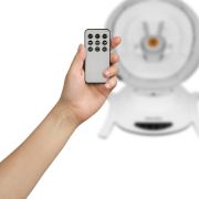 Lionelo - Balansoar multifunctional Bella, Electric, Scaun reglabil, Ecran tactil si telecomanda, 6 miscari unice, 5 viteze, Cu melodii, Gri BYNLO-BELLA_GREY_CONCRETE