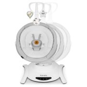 Lionelo - Balansoar multifunctional Bella, Electric, Scaun reglabil, Ecran tactil si telecomanda, 6 miscari unice, 5 viteze, Cu melodii, Gri BYNLO-BELLA_GREY_CONCRETE