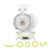 Lionelo - Balansoar multifunctional Bella, Electric, Scaun reglabil, Ecran tactil si telecomanda, 6 miscari unice, 5 viteze, Cu melodii, Gri BYNLO-BELLA_GREY_CONCRETE