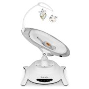 Lionelo - Balansoar multifunctional Bella, Electric, Scaun reglabil, Ecran tactil si telecomanda, 6 miscari unice, 5 viteze, Cu melodii, Gri BYNLO-BELLA_GREY_CONCRETE