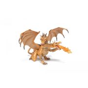 PAPO FIGURINA DRAGON CU DOUA CAPETE AURIU VIVPapo38938