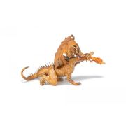 PAPO FIGURINA DRAGON CU DOUA CAPETE AURIU VIVPapo38938