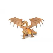PAPO FIGURINA DRAGON CU DOUA CAPETE AURIU VIVPapo38938