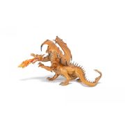 PAPO FIGURINA DRAGON CU DOUA CAPETE AURIU VIVPapo38938