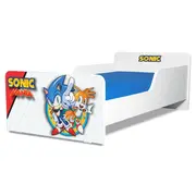 Pat Start Sonic 2-8 Ani + Saltea 140x70x12 Cm SmartNest cu lana + Husa Impermeabila - Pc-pch-pro-str-son-70