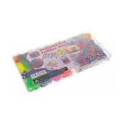 Set creativ elastice loom colorate cu organizator si accesorii, 1500 piese Kruzzel MY18061 BBJMY18061_Initiala