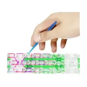 Set creativ elastice loom colorate cu organizator si accesorii, 4400 piese Kruzzel MY18062 BBJMY18062_Initiala