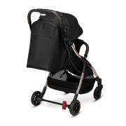 Lionelo - Carucior sport Julie One, De la nastere, Greutate redusa, Cu accesorii, Cadru din aluminiu, 0-22 kg, Conform cu standardele europene de securitate EN1888-1 si EN1888-2, Negru/Auriu BYNLO-JULIE_ONE_BLACK_GOLD