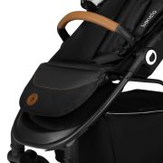 Lionelo - Carucior sport Natt, De la nastere, Cu accesorii si capotina XXL reglabila, 0 - 22 kg, Conform cu standardele europene de securitate EN1888-1, EN1888-2, Negru Onyx BYNLO-NATT_BLACK_ONYX