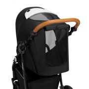 Lionelo - Carucior sport Natt, De la nastere, Cu accesorii si capotina XXL reglabila, 0 - 22 kg, Conform cu standardele europene de securitate EN1888-1, EN1888-2, Negru Onyx BYNLO-NATT_BLACK_ONYX