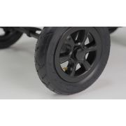 Lionelo - Carucior sport Natt, De la nastere, Cu accesorii si capotina XXL reglabila, 0 - 22 kg, Conform cu standardele europene de securitate EN1888-1, EN1888-2, Negru Onyx BYNLO-NATT_BLACK_ONYX