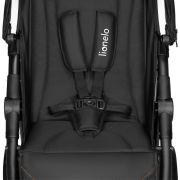Lionelo - Carucior sport Natt, De la nastere, Cu accesorii si capotina XXL reglabila, 0 - 22 kg, Conform cu standardele europene de securitate EN1888-1, EN1888-2, Negru Onyx BYNLO-NATT_BLACK_ONYX
