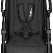Lionelo - Carucior sport Natt, De la nastere, Cu accesorii si capotina XXL reglabila, 0 - 22 kg, Conform cu standardele europene de securitate EN1888-1, EN1888-2, Negru Onyx BYNLO-NATT_BLACK_ONYX
