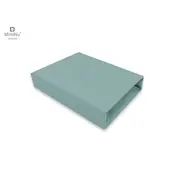MimiNu - Cearceaf cu elastic pentru patut 120X60 cm, Din bumbac certificat Oeko Tex Standard 100, Colectia Royal, Nepal Green BYN6426972021685